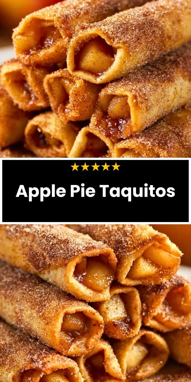 Air Fryer apple pie taquitos served on a plate, perfect for autumn dessert.