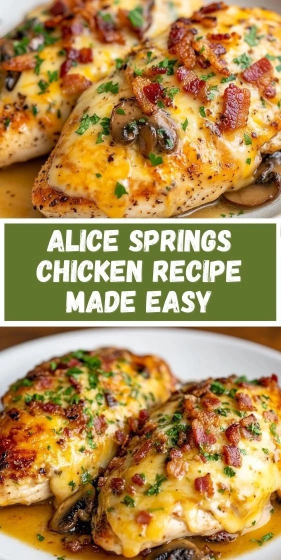 Alice Springs Chicken recipe with grilled chicken and honey mustard glaze