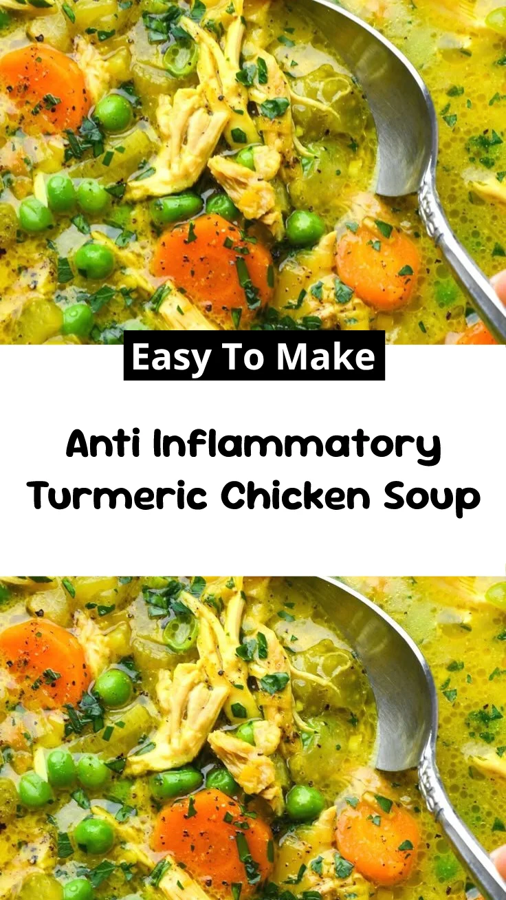 Anti Inflammatory Turmeric Chicken Soup