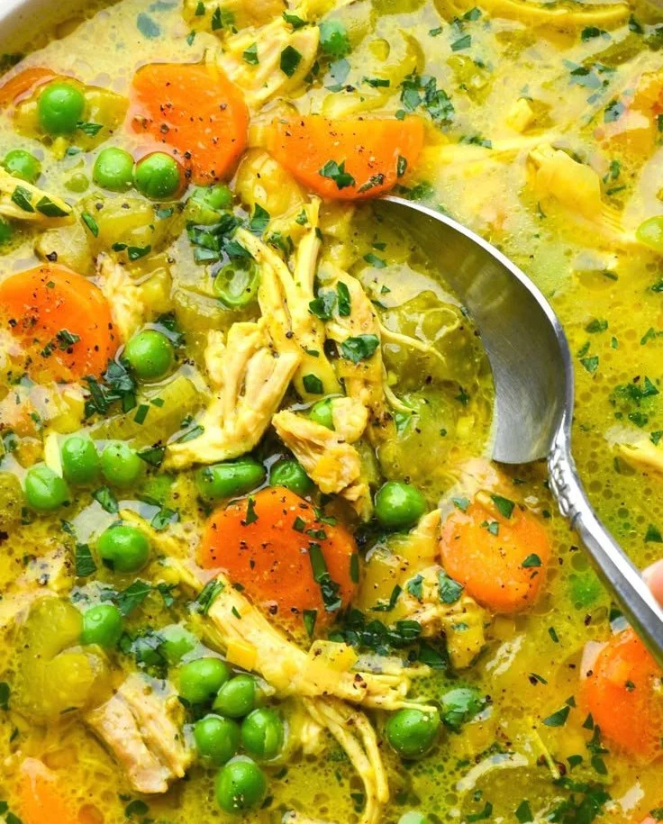 Anti Inflammatory Turmeric Chicken Soup