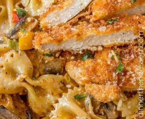 Delicious plate of Louisiana Chicken Pasta inspired by Cheesecake Factory recipe