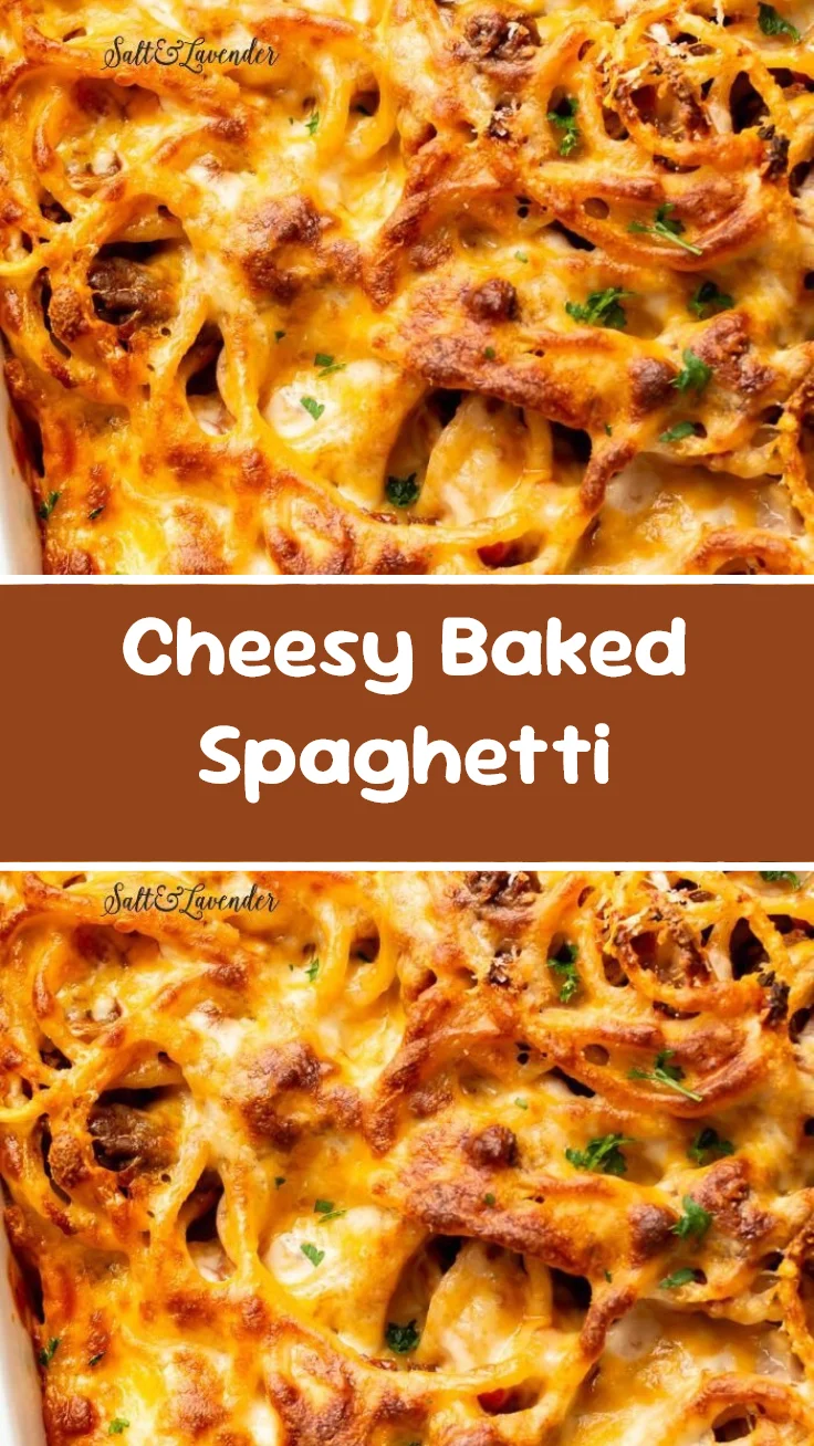 Cheesy Baked Spaghetti