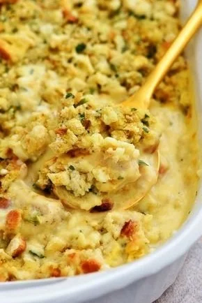 Chicken and Stuffing Bake