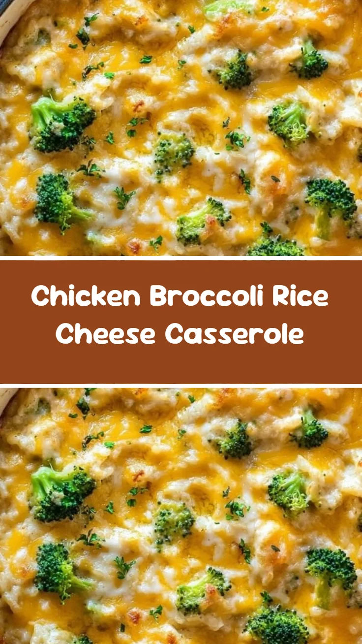 Chicken Broccoli Rice Cheese Casserole