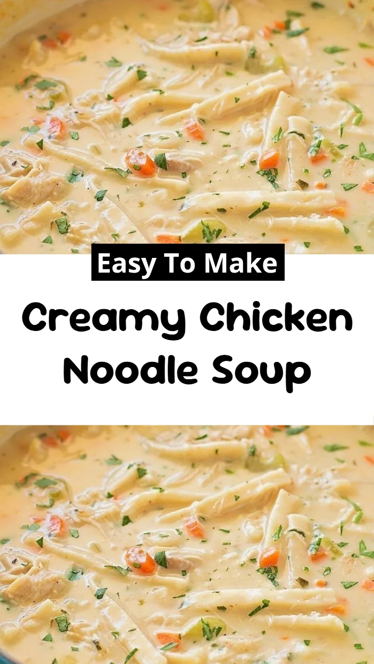 Creamy Chicken Noodle Soup