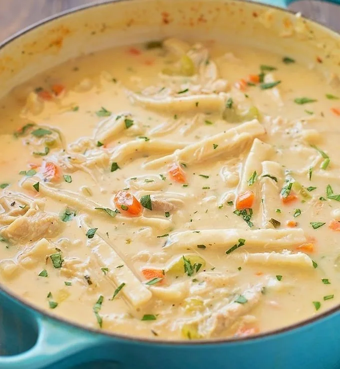 Creamy Chicken Noodle Soup