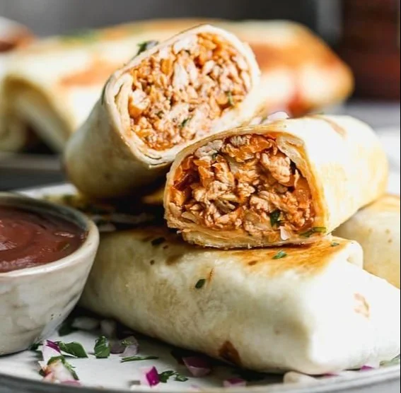Crispy BBQ Chicken Wraps