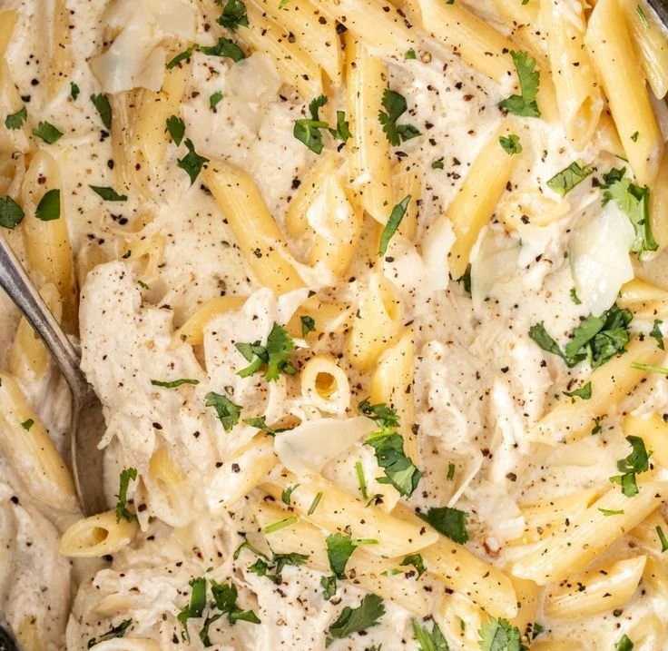Crockpot Chicken Alfredo