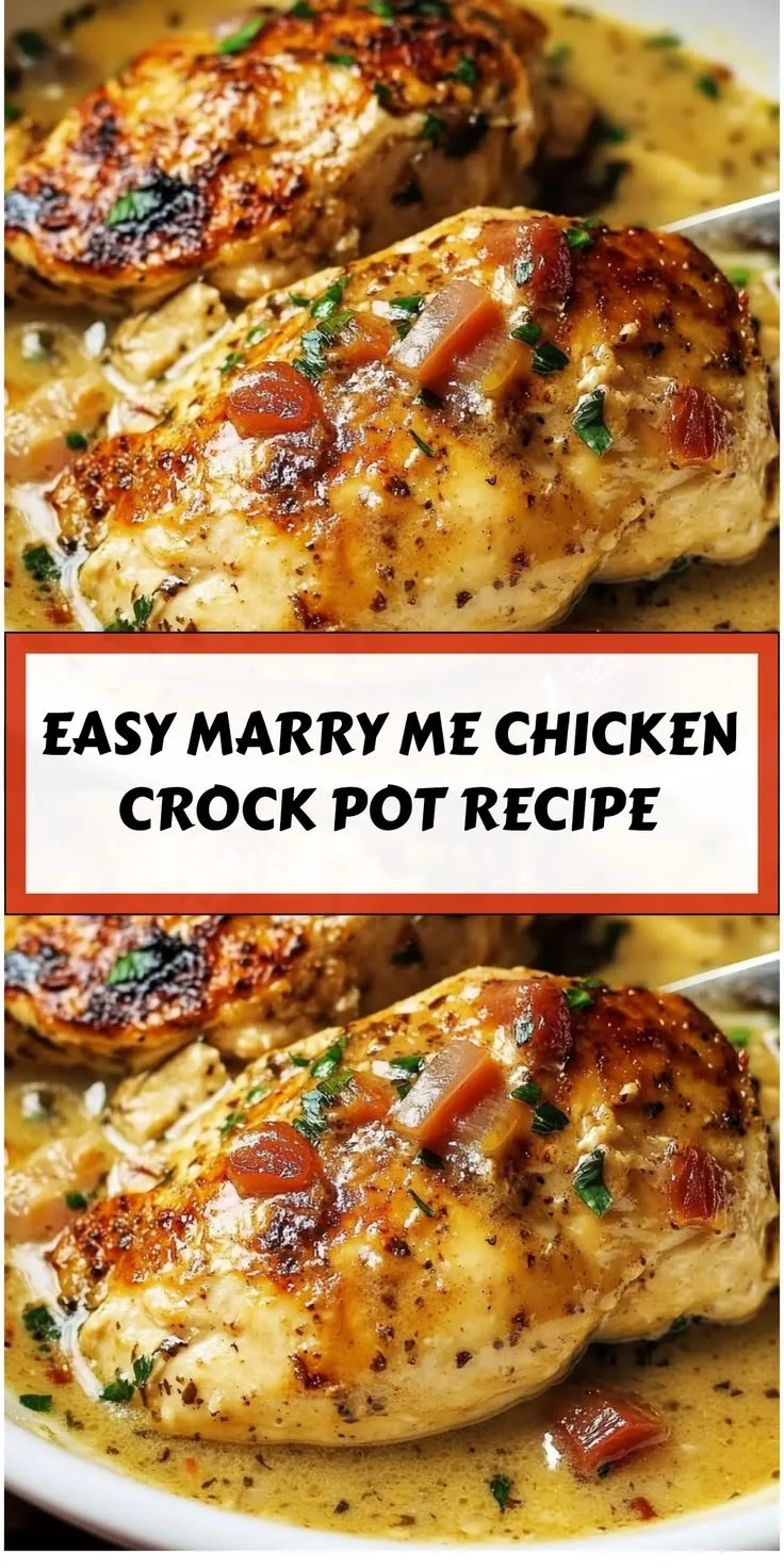 Delicious Easy Marry Me Chicken made in a Crock Pot