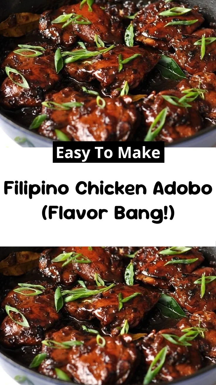Filipino Chicken Adobo (Flavor Bang!)