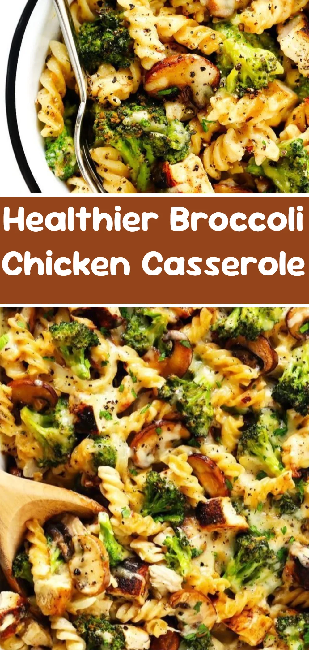 Healthier Broccoli Chicken Casserole