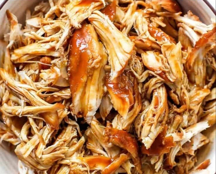 Healthy Crockpot Teriyaki Chicken served with vegetables and rice