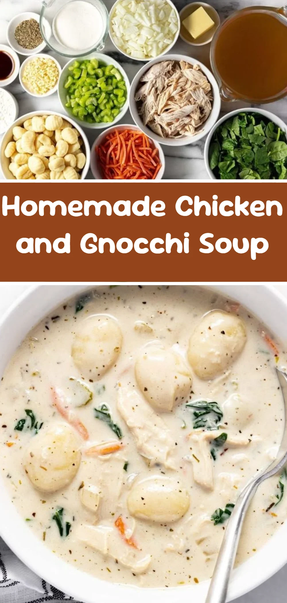 Homemade Chicken and Gnocchi Soup
