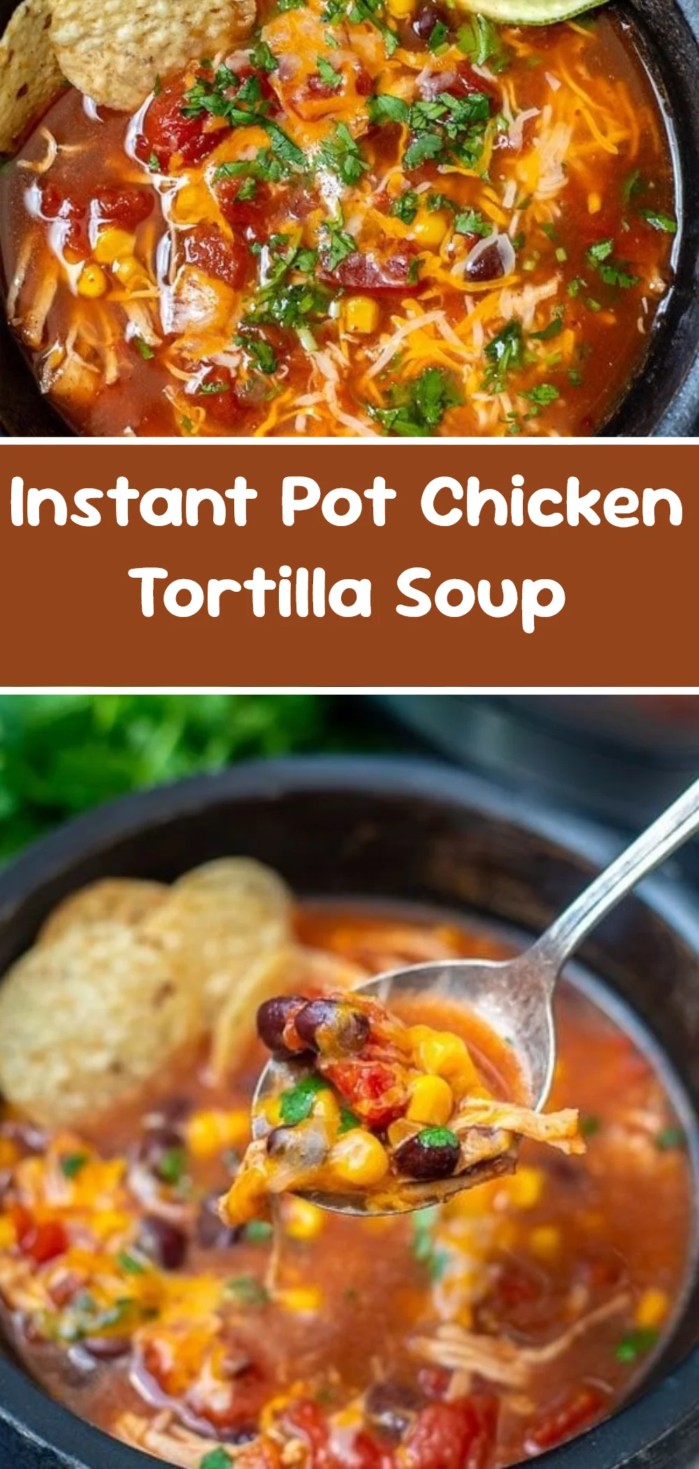 Instant Pot Chicken Tortilla Soup