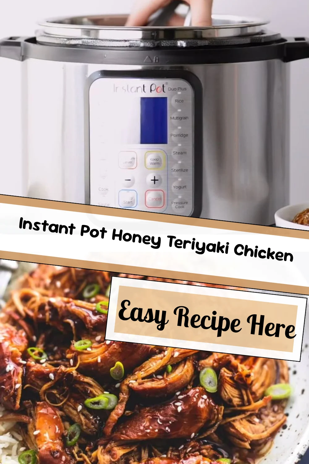 Instant Pot Honey Teriyaki Chicken