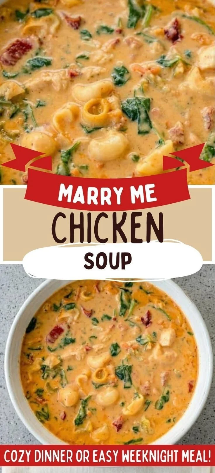 Delicious Marry Me Chicken Soup served in a bowl for an easy one-pot meal.