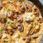 skillet chicken and mushroom wine sauce 2026 07 06 164352