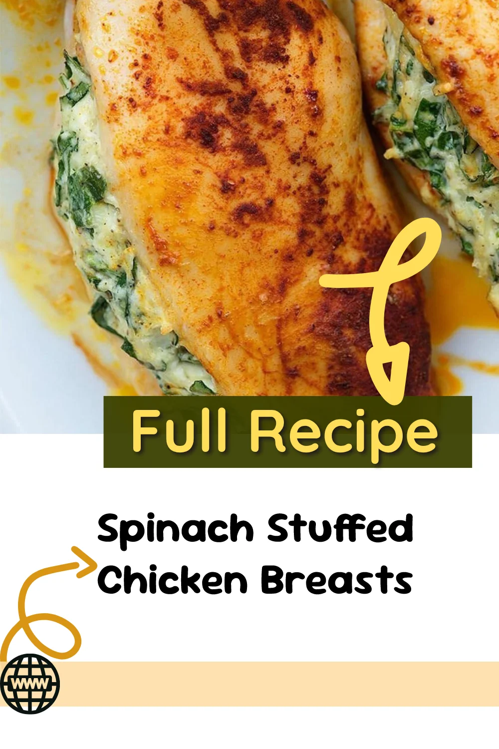 Spinach Stuffed Chicken Breasts