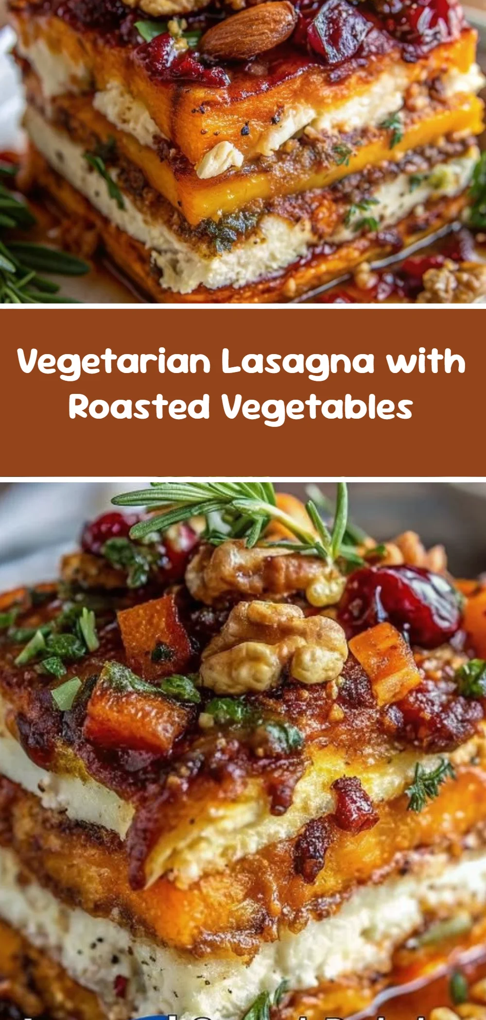 Vegetarian Lasagna with Roasted Vegetables