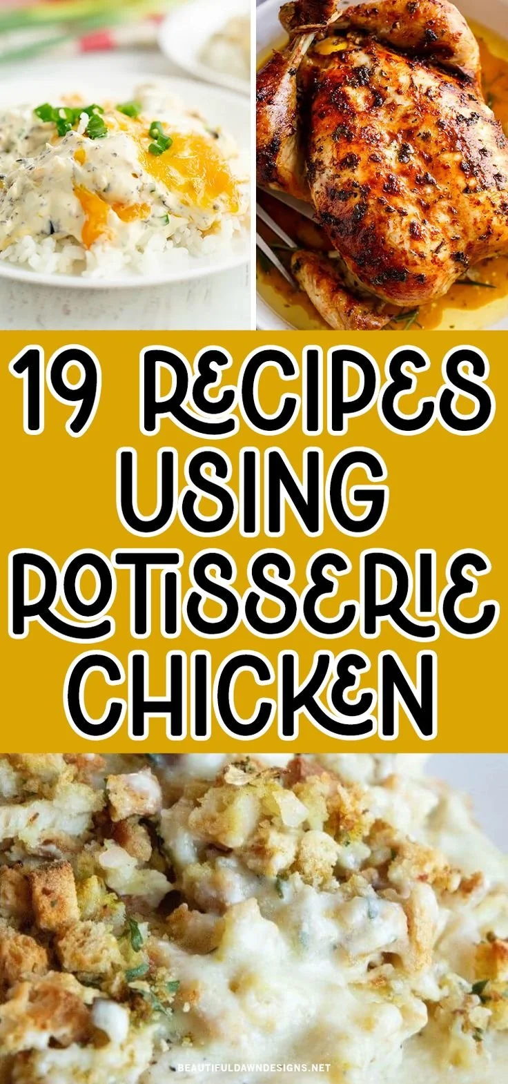 Delicious dishes made with rotisserie chicken for easy meal prep