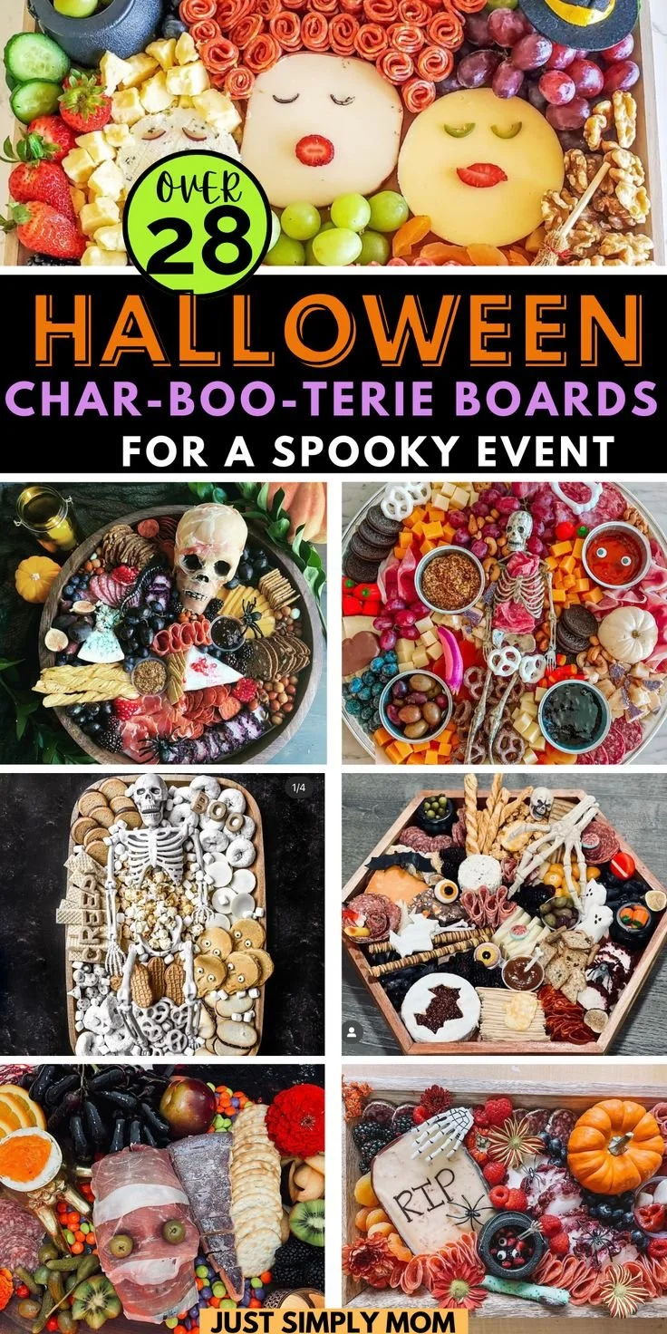 Creative Char-Boo-Terie Board ideas for Halloween party spreads and treats