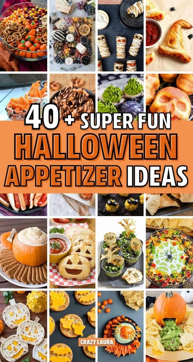 Spooky Halloween appetizers and snacks ideas for a festive gathering