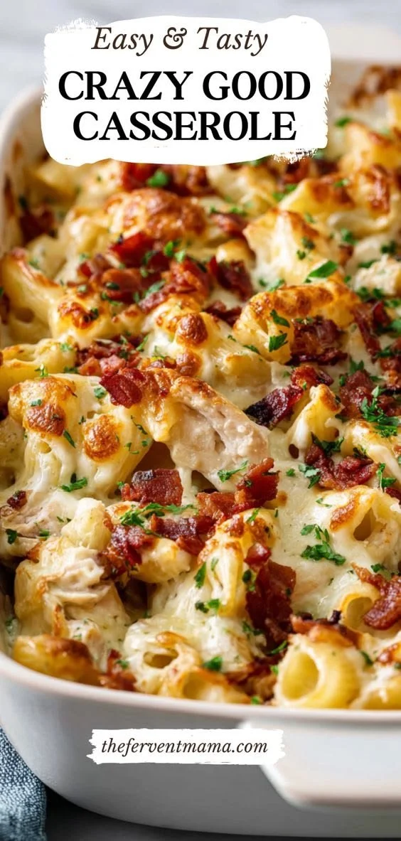 Delicious pulled pork casserole served in a rustic dish, showcasing hearty ingredients.