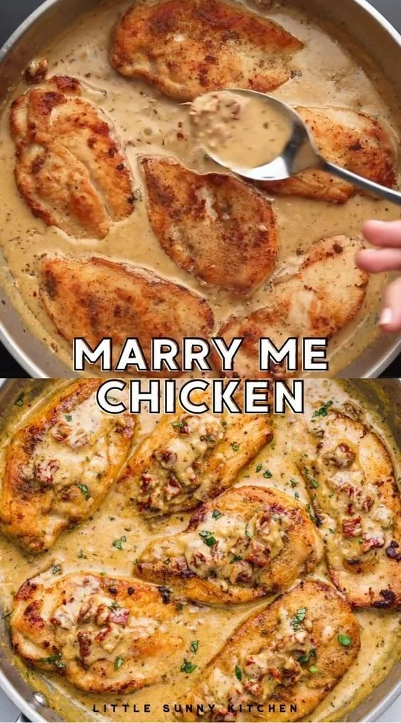 Delicious chicken recipe with creamy gravy for family dinners and romantic meals