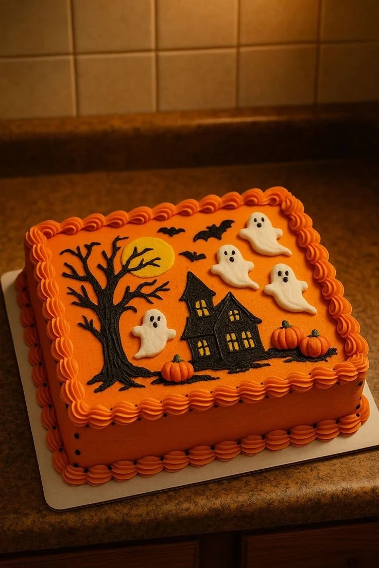 Ghost Buster cakes for Halloween and birthday celebrations with unique designs.